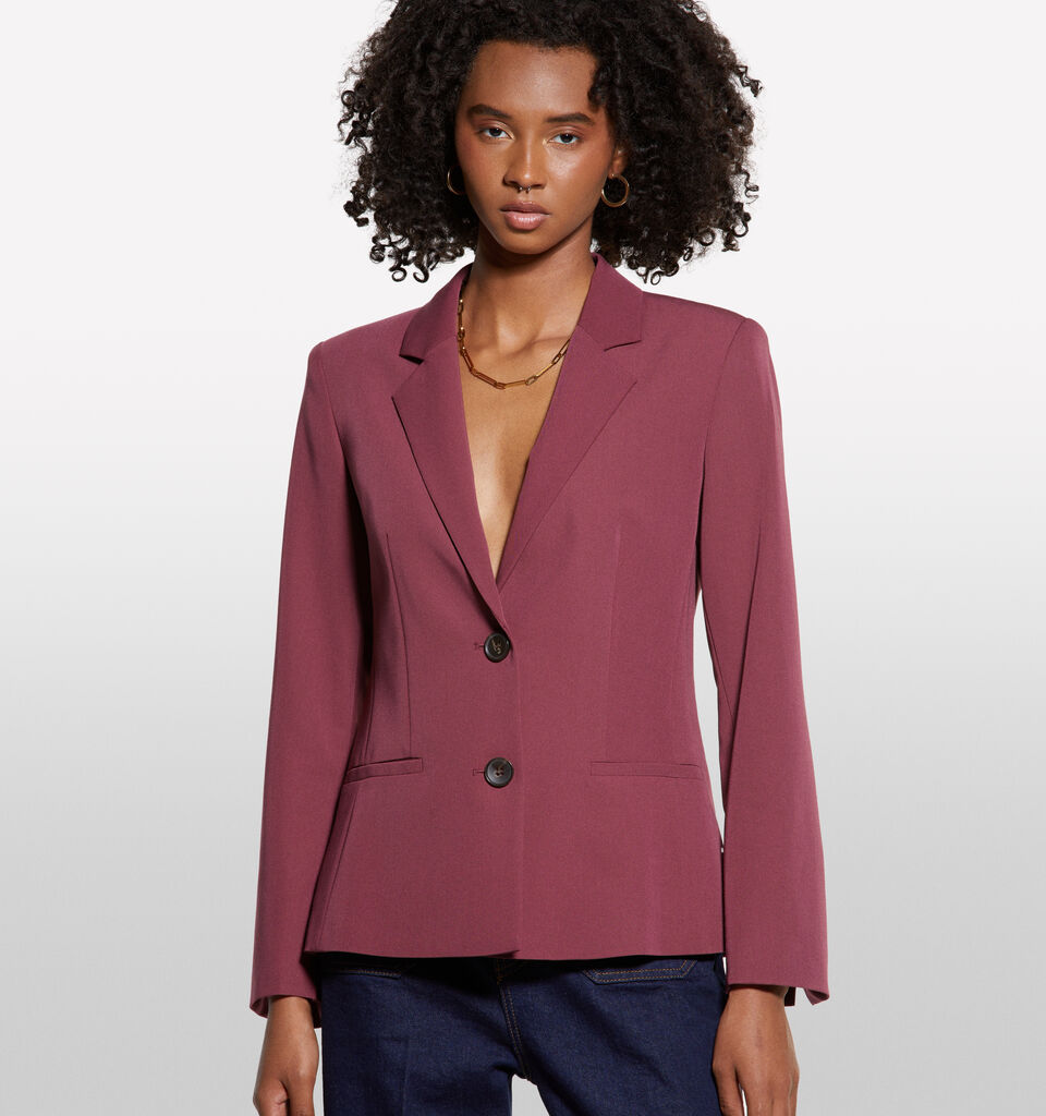 Blazer slim fit bordeaux - blazer da donna - Bordeaux | Sisley image number 3